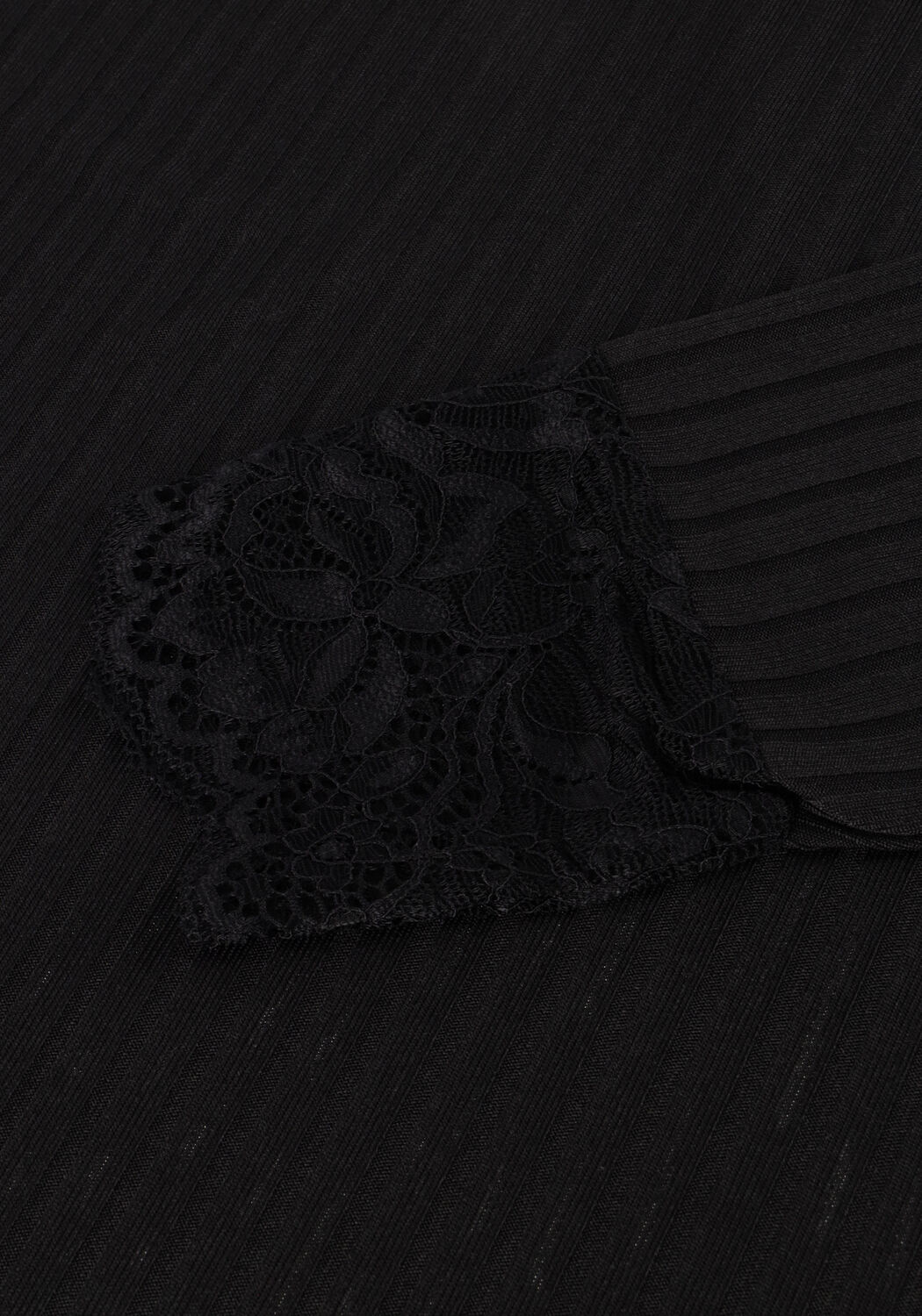 Schwarze Y.A.S. Tops & T-shirts YASBLACE LS TOP - large