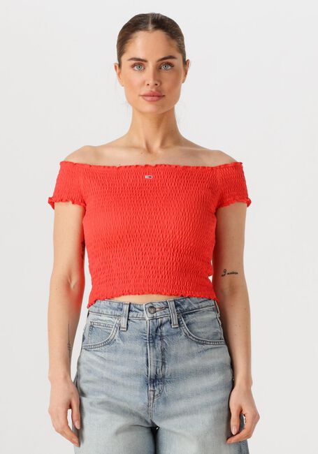 Orangene TOMMY JEANS Top TJW CRP SMOCK TOP - large