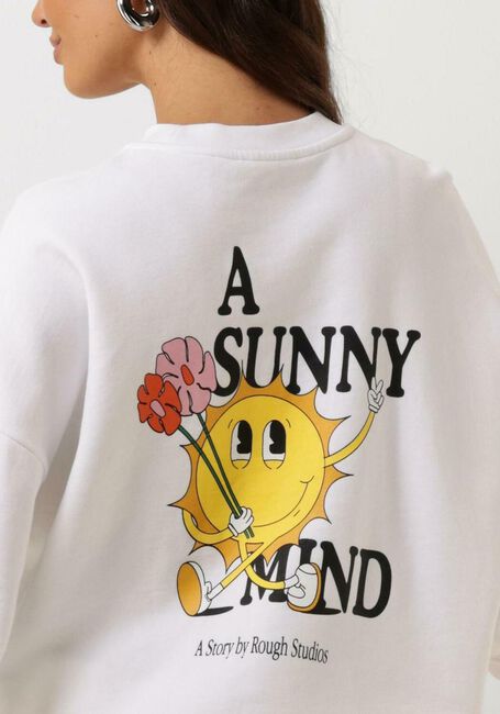 Weiße ROUGH STUDIOS Sweatshirt SUNNY MIND SWEATSHIRT - large