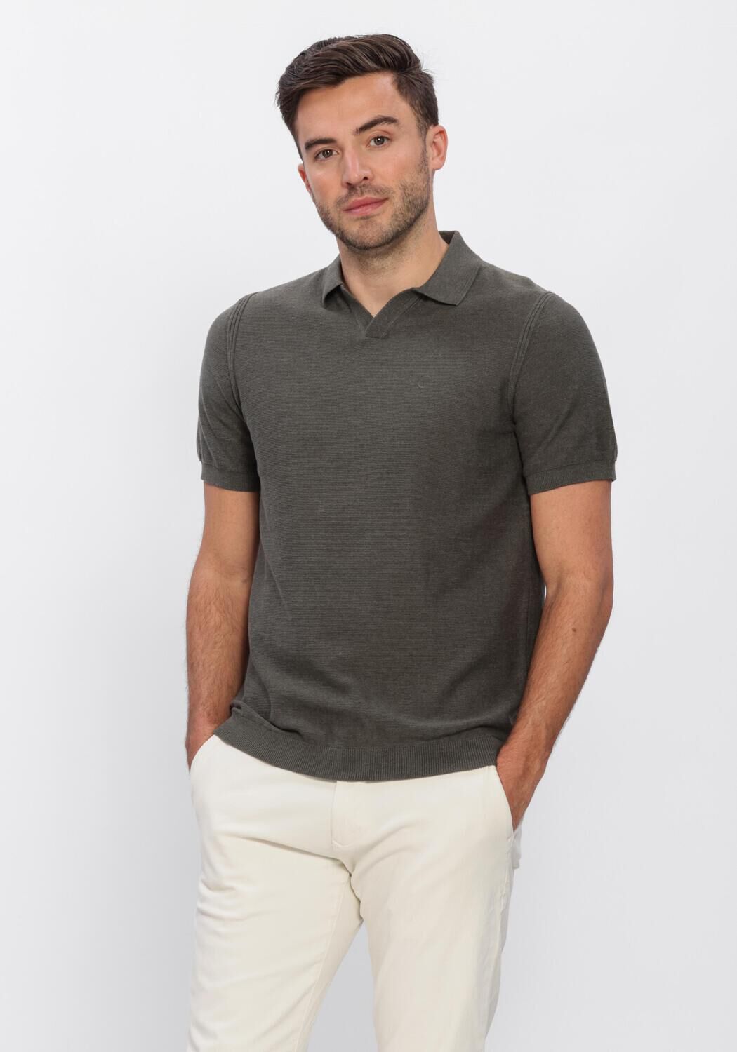 Dunkelgr&uuml;n DSTREZZED Polo-Shirt MERCURY SHORT SLEEVE POLO - large