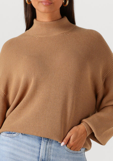 Camelfarbene MSCH COPENHAGEN Rollkragenpullover MSCHMAGNEA RACHELLE M PULLOVER - large