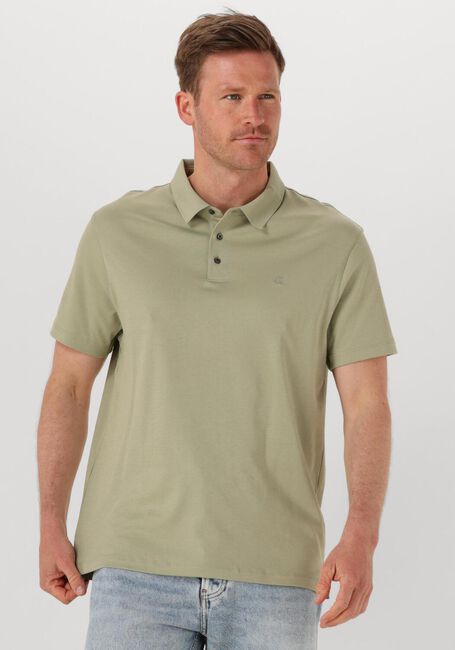 Grüne CALVIN KLEIN Polo-Shirt SS SUPIMA CHEST EMB - large