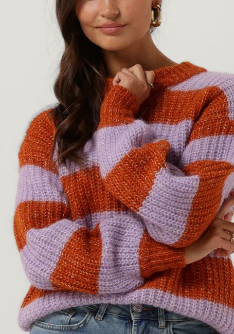 Braune SELECTED FEMME Pullover SCARLETT LS KNIT - large