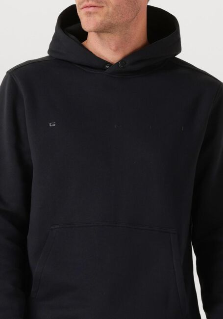 Schwarze GENTI Pullover BASIC LOGO HOODIE - large