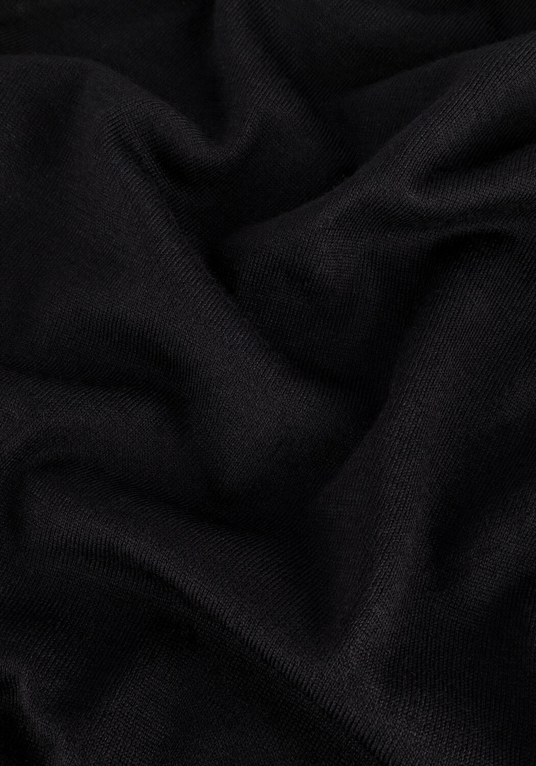 Schwarze SELECTED MEN Pullover SLHTOWN MERINO COOLMAX KNIT CREW - large