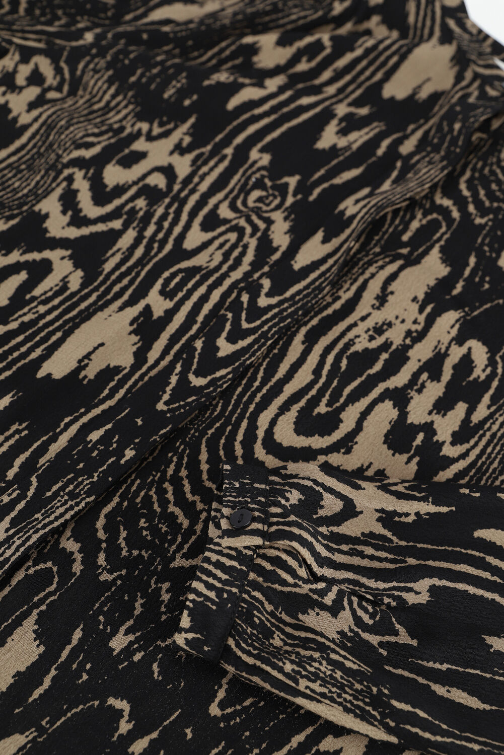 Braune MODSTR&Ouml;M Blusen MAE PRINT SHIRT - large