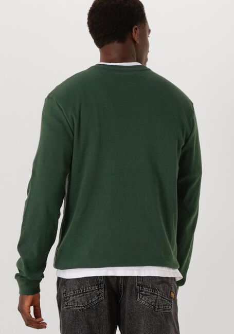 Dunkelgrün CALVIN KLEIN Pullover LS WAFFLE BADGE CREWNK TEE - large