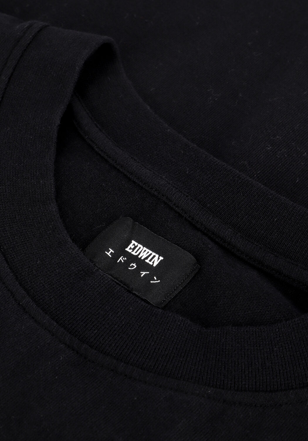 Schwarze EDWIN T-shirt SUNSET ON MT. FUIJ TS - large