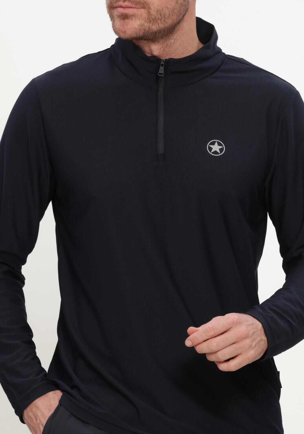 Dunkelblau AIRFORCE Pullover & Cardigans PARKER QUARTER ZIP SPORT SHIRT - large