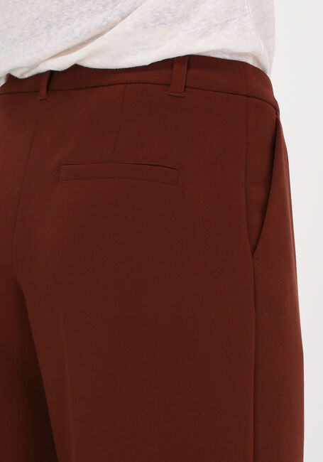 Braune SUMMUM Weite Hose TROUSERS STRUCTURED STRETCH - large