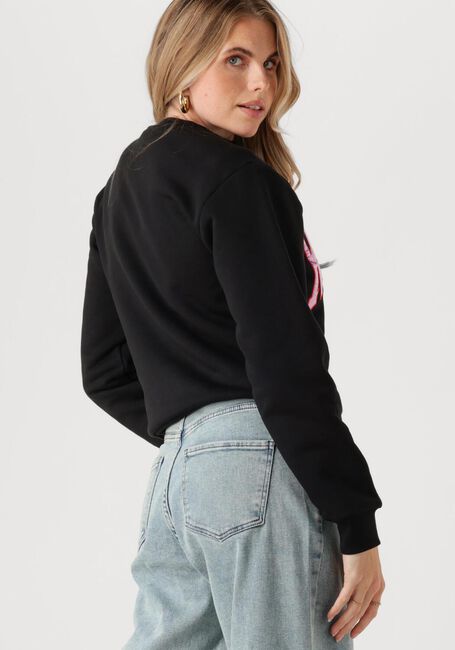 Schwarze COLOURFUL REBEL Pullover REBEL PATCH RELAXED FIT - large