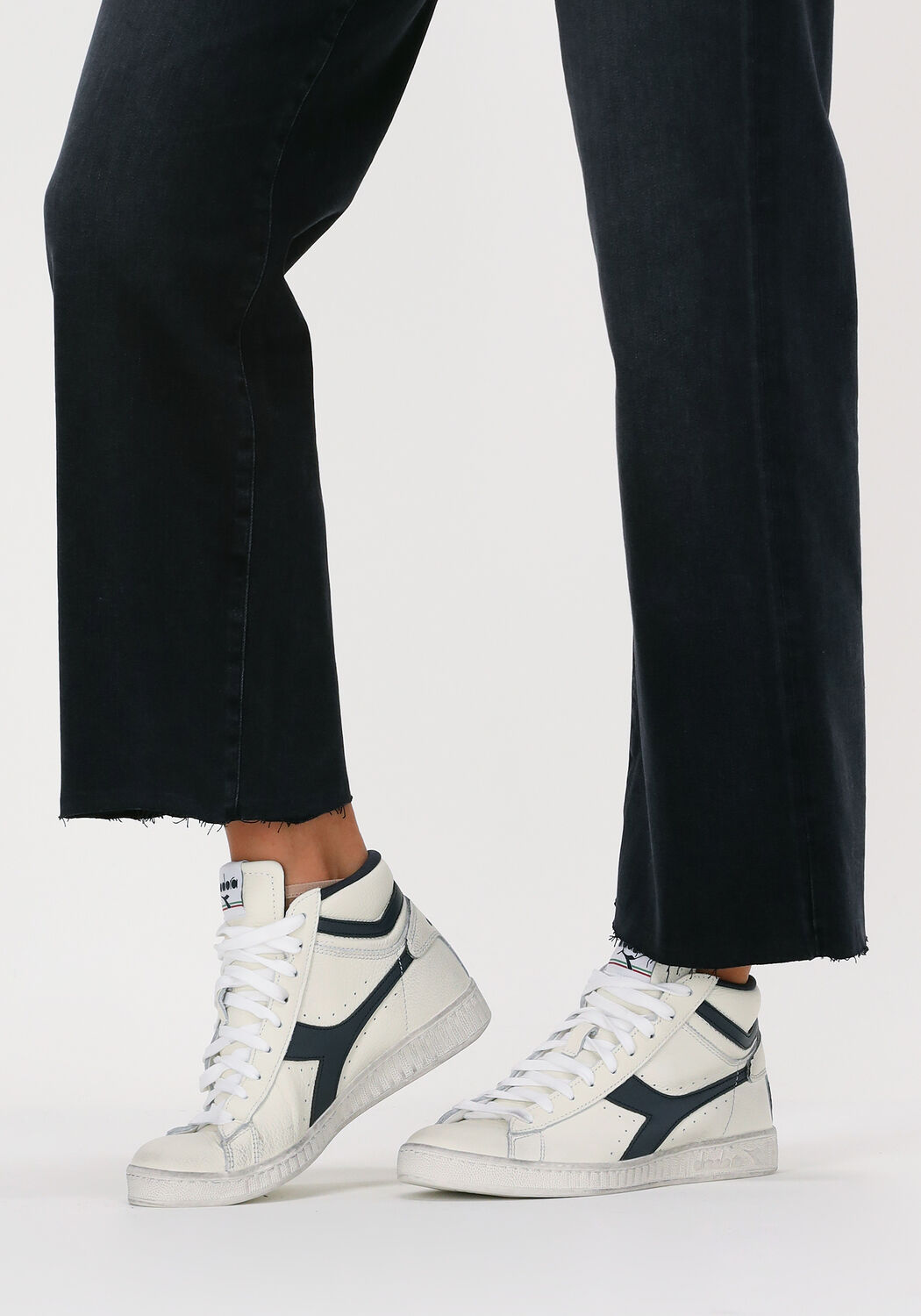 Wei&szlig;e DIADORA Sneaker High GAME L HIGH WAXED WN - large