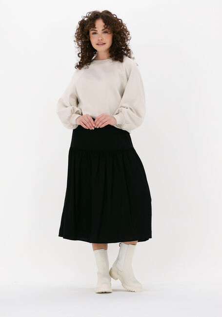 Schwarze MSCH COPENHAGEN Midirock CARINE SKIRT - large