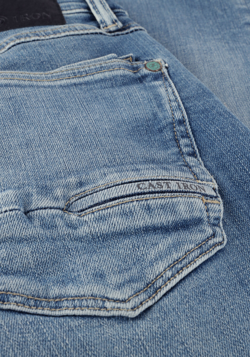 Hellblau CAST IRON Slim fit jeans SHIFTBACK REGULAR TAPERED MEDIUM INDIGO WASH - large