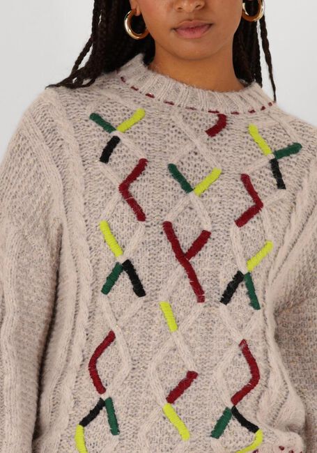 Rosane POM AMSTERDAM Pullover CABLE PINK - large