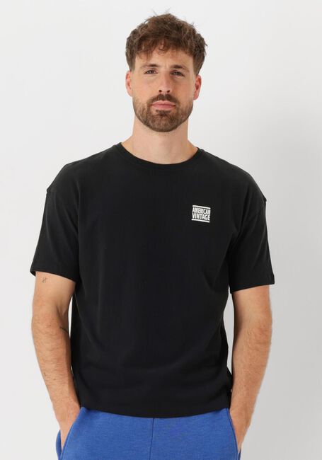 Schwarze AMERICAN VINTAGE T-shirt YKOBOW - large