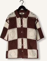 Braune WOODBIRD Casual-Oberhemd WBBANKS CROCHET KNIT Braune WOODBIRD Casual-Oberhemd WBBANKS CROCHET KNIT - medium