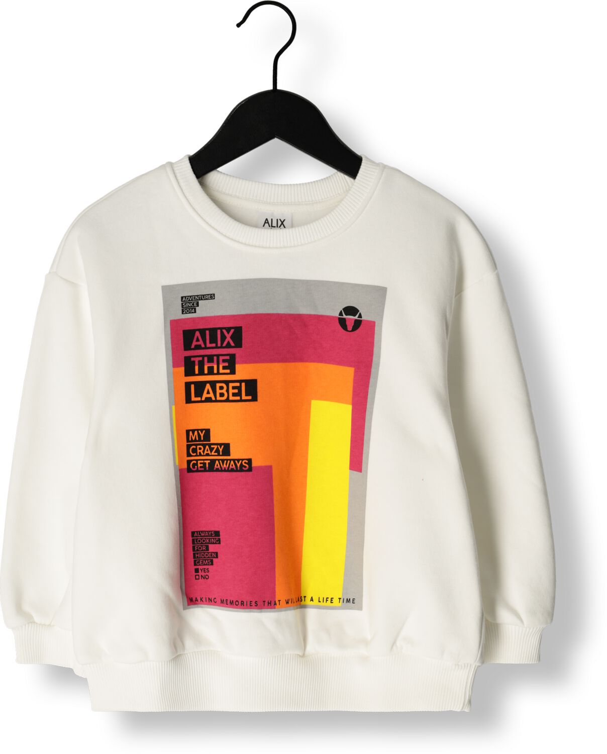 Sweatshirt Knitted Graphic Print Sweater Mädchen - Alix Mini - Modalova