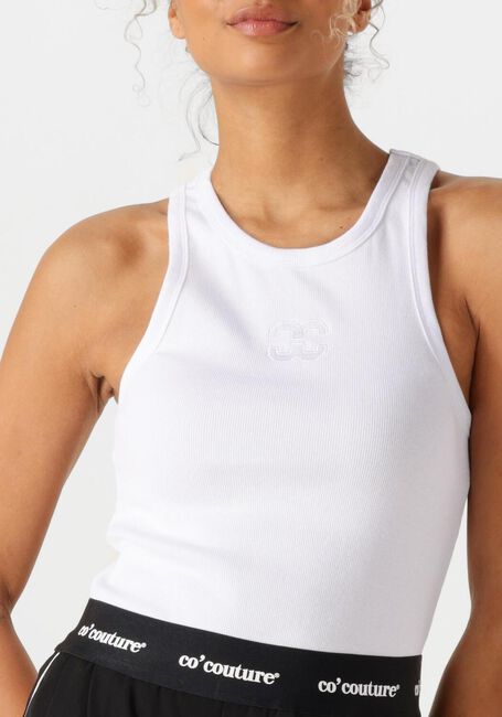 Weiße CO'COUTURE Top SAHARACC EMBROIDERY TANK TOP - large