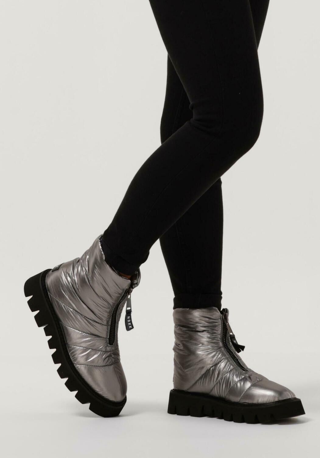 Silberne NUBIKK Snowboots YETI BOOT - large