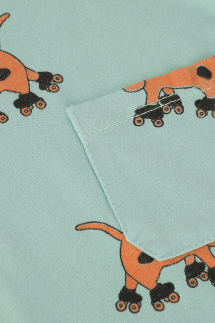 Grüne LÖTIEKIDS T-shirt TSHIRT SHORT SLEEVE DOGS - large