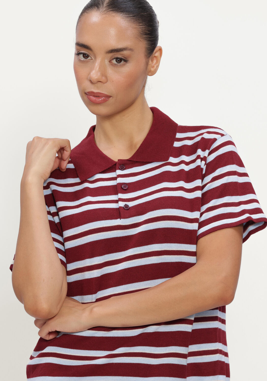 Bordeaux NOTRE-V Polo-Shirt NV-INSE - large