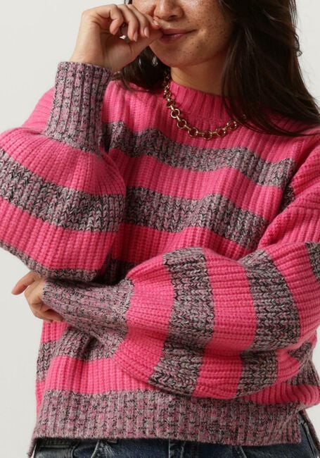 Rosane CO'COUTURE Pullover ROW MELANGE STRIPE KNIT - large