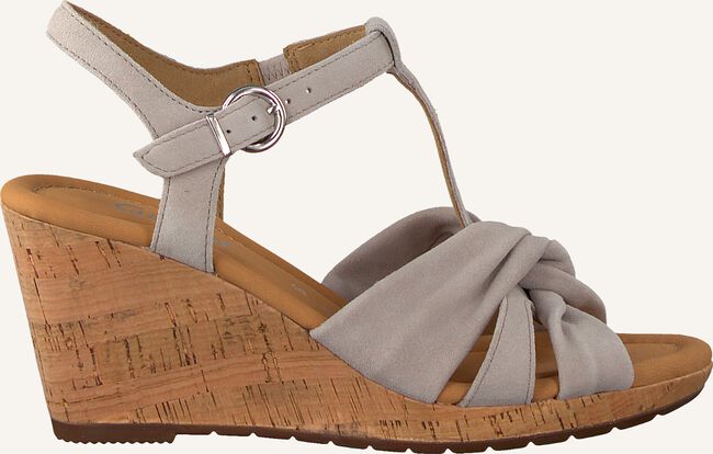 Taupe GABOR Flache Sandalen 828 Taupe GABOR Flache Sandalen 828 - large