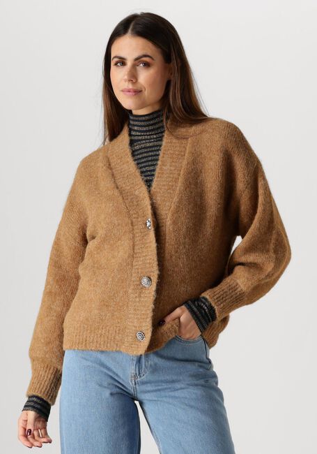 Braune SUMMUM Strickjacke FANCY BUTONS CARDIGAN COZY - large