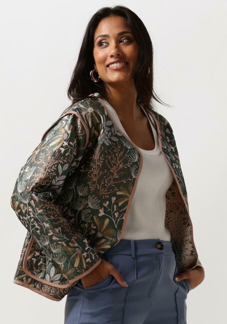 Dunkelgrün YDENCE Strickjacke JACKET YASMIN - large