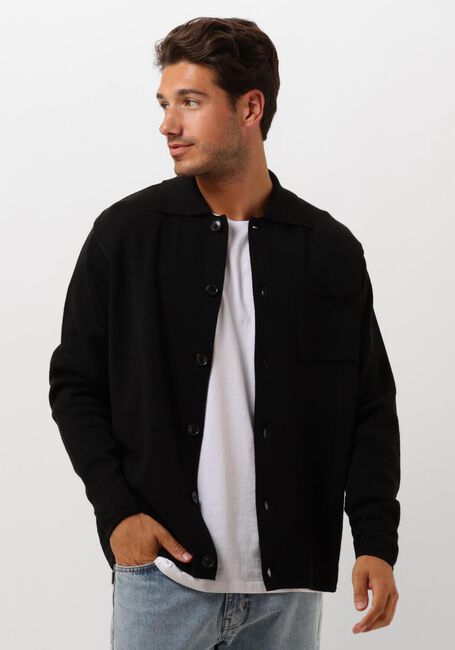 Schwarze FORÉT Strickjacke CRAFT CARDIGAN - large