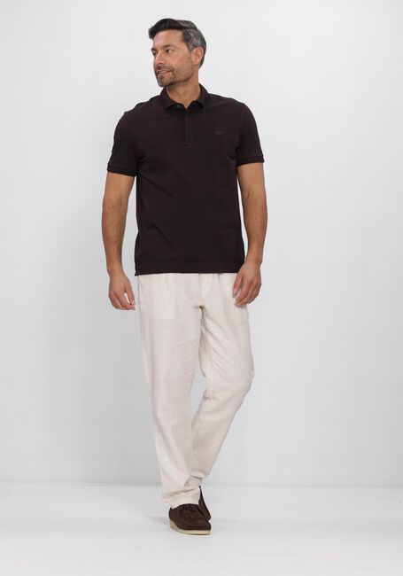 Braune LACOSTE Polo-Shirt REGULAR FIT COTTON BLEND POLO SHIRT - large