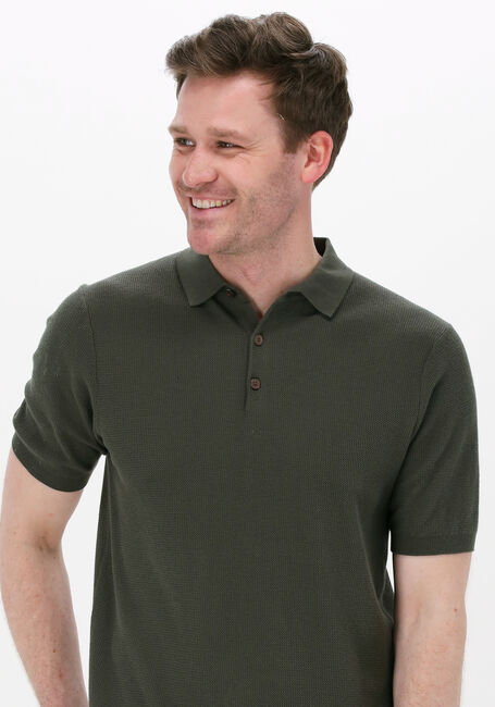Dunkelgr&uuml;n KULTIVATE Polo-Shirt PL PABLO - large
