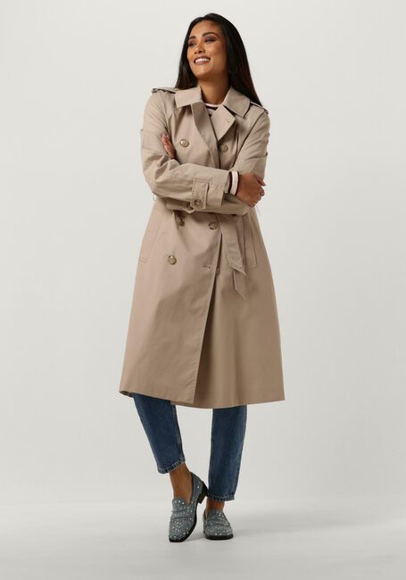 Beige TOMMY HILFIGER Trenchcoats COTTON CLASSIC TRENCH - large