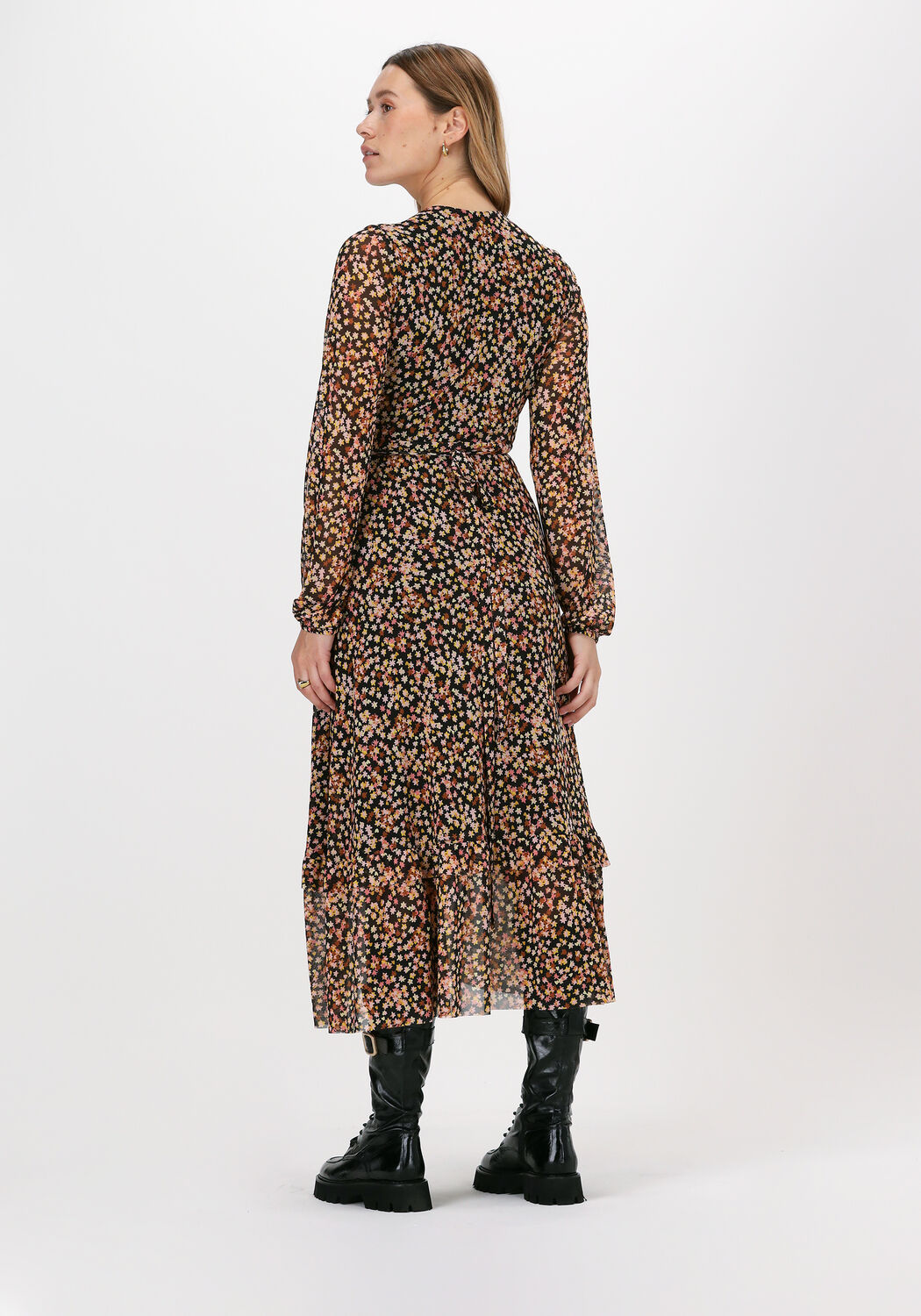 Mehrfarbige Bunte FABIENNE CHAPOT Midikleid NATASJA FRILL DRESS Omoda