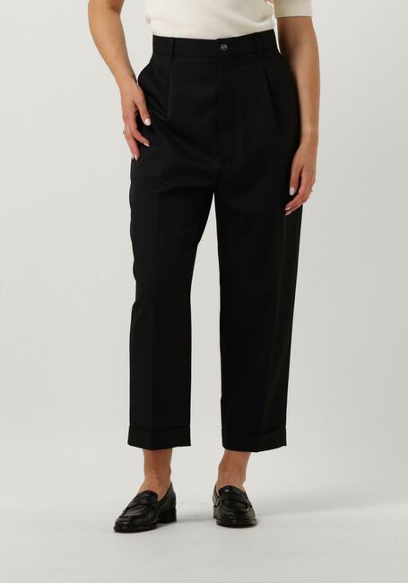 Schwarze VANILIA Chino WOOL RELAXED CHINO - large