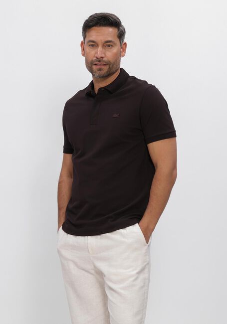 Braune LACOSTE Polo-Shirt REGULAR FIT COTTON BLEND POLO SHIRT - large