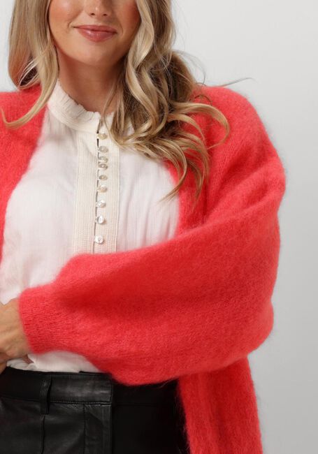 Rote AMERICAN DREAMS Strickjacke LEE MIDI CARDIGAN - large