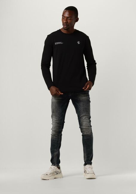 Schwarze PUREWHITE  LONGSLEEVE WITH CHEST PRINT - large