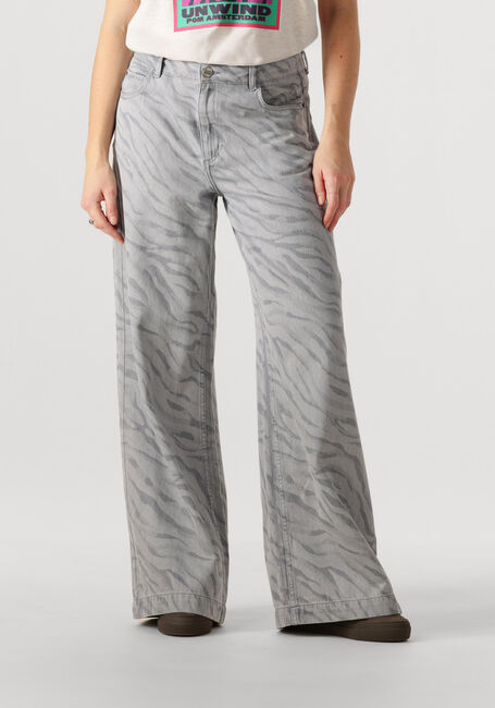 Graue POM AMSTERDAM Jeans JEANS DENIM ANIMAL GREY - large