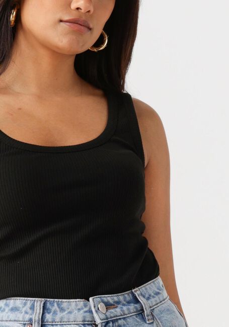 Schwarze SELECTED FEMME Top SLFANNA U-NECK TANK TOP - large