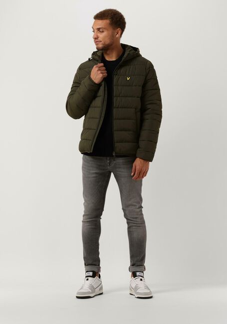 Grüne LYLE & SCOTT Wattierte Jack LIGHTWEIGHT PUFFER JACKET - large