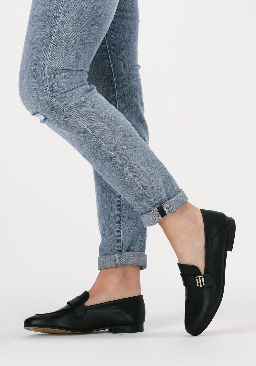 Schwarze TOMMY HILFIGER Loafer ESSENTIALS LOAFER - large