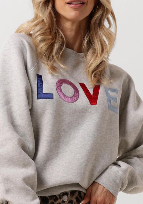 Graue CATWALK JUNKIE Sweatshirt RELAXED RAGLAN SLEEVE SWEATER - large