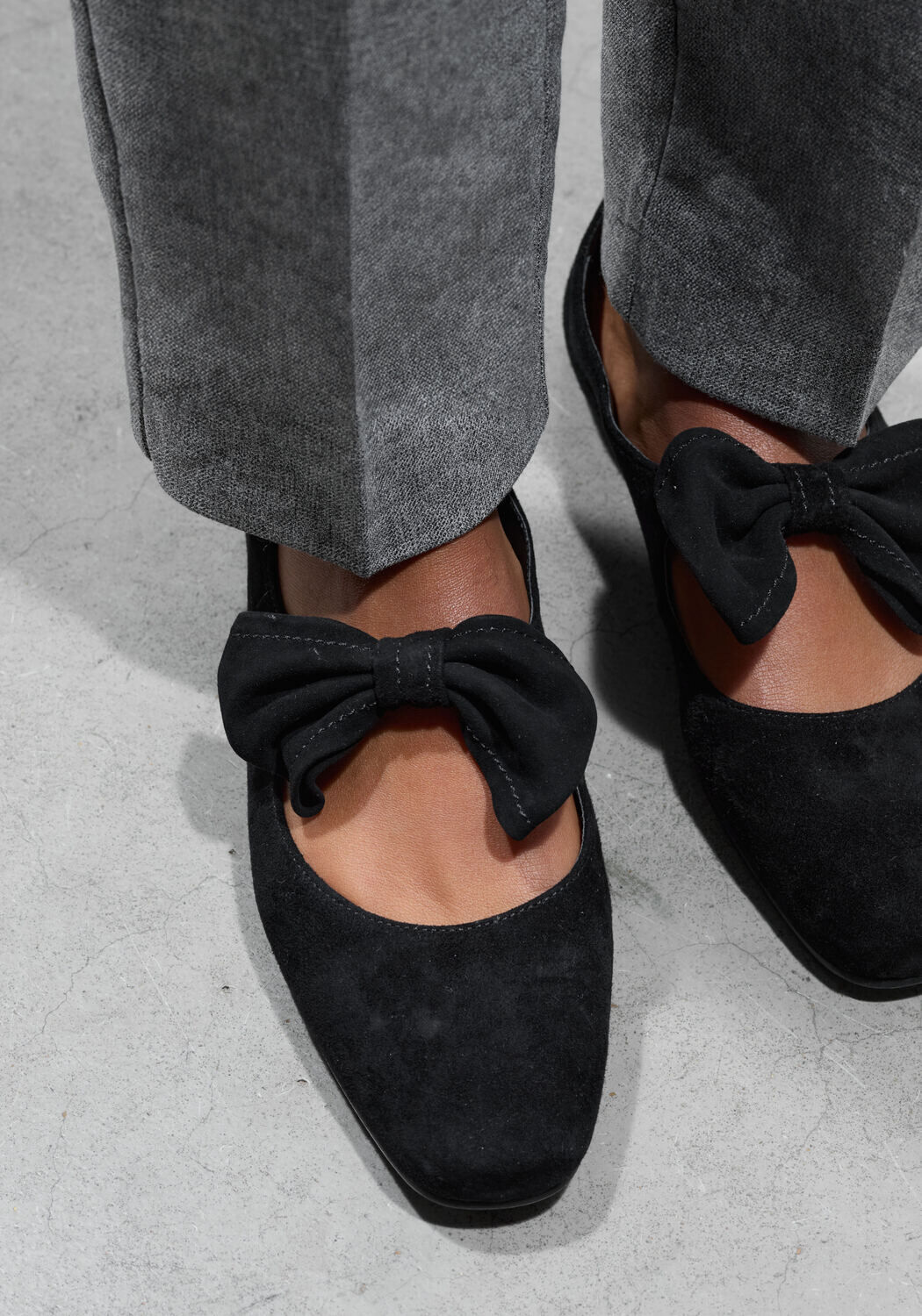 Schwarze STEFANO LAURAN Ballerinas BAILARINA LAZO - large