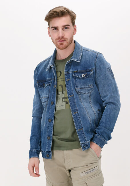 Blaue PME LEGEND Jeansjacke DENIM JACKET FRESH BLUE STONE - large