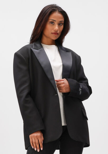 Schwarze ALIX THE LABEL Blazer LADIES WOVEN OVERSIZED MIX BLAZER - large