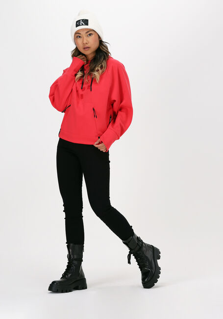 Rote NATIONAL GEOGRAPHIC Sweatshirt CROPPED HOODY - large