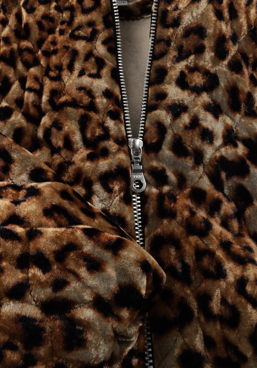 Braune Salty Stitch Fake-Fur-Jack PANTHER BOMBER JACKET - large