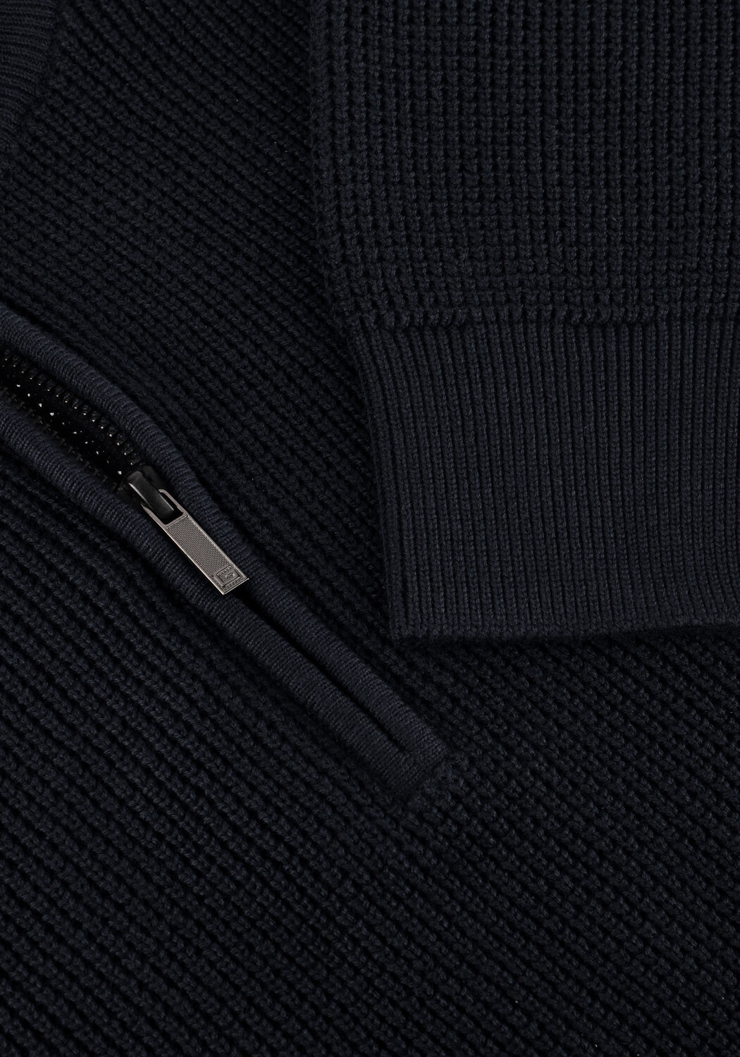 Dunkelblau GENTILUOMO Pullover TURTLE ZIP - large